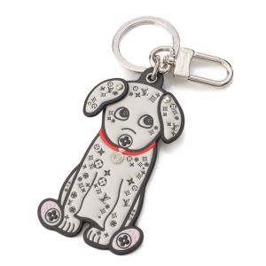 【ルイヴィトン】Louis Vuitton　ポルトクレLV ダルマタ ダルメシアン キーホルダー 犬 アニマル M00746 ホワイト 【中古】201578｜retrojp