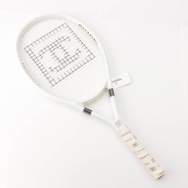 【シャネル】Chanel　スポーツ テニスラケット ケース セット A25100 ホワイト 未使用【...
