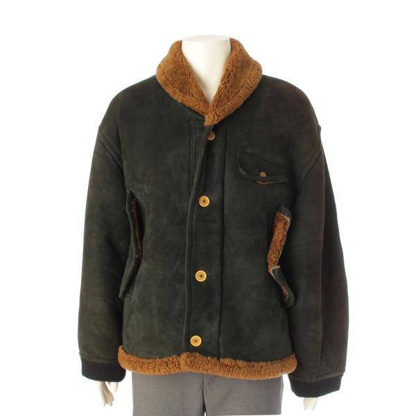 シーピーカンパニー 初期 80-85s マッシモ オスティ ムートン コート ブラック【中古】