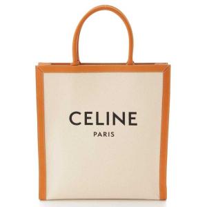 【セリーヌ】Celine　19AW バーティカル キャバス ロゴプリント トートバッグ 190402 ナチュラル 【中古】【正規品保証】76215｜retrojp