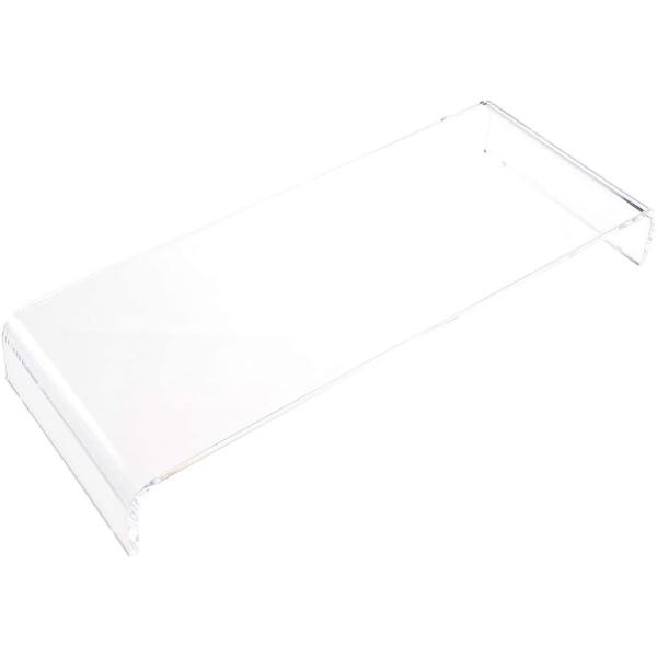 PCモニタースタンド ディスプレイスタンド 透明アクリル W510 x L190 x H75 厚さ8...