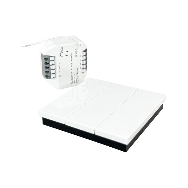 ワイヤレス調光調色コントローラー キネティックスイッチM1 6-gang 付きセット