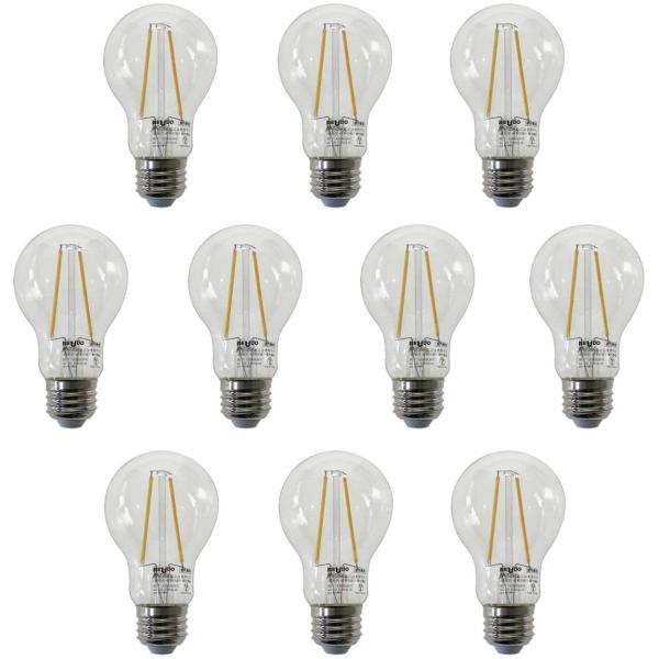 【10個パック】LED フィラメント 電球 ReUdo クリアガラス 全方向タイプ E26口金 一般...