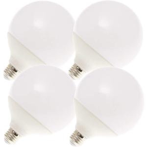 大型LEDボール電球 直径12cm E26口金 白色 やや黄色みのある落ち着いた色調 2600lm 一般電球150W形相当の明るさ 全方向タイプ 4個セット｜リュウド直販ヤフー店