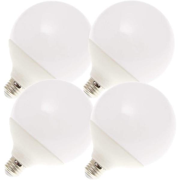大型LEDボール電球 直径12cm E26口金 昼白色 2500lm 一般電球150W形相当の明るさ...