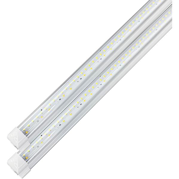 植物育成用 フルスペクトラム 器具一体型LEDバーライト T8タイプ 長さ120cm 2Pプラグ付き...