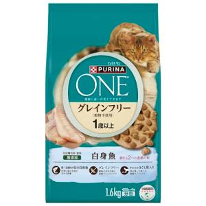 ピュリナ ワン キャット ドライ グレインフリー1歳以上 白身魚 1.6ｋｇ｜リユース店five swings