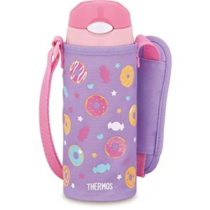 サーモス 水筒 真空断熱ストローボトル 400ml パープルピンク 子供用 通園通学 保冷専用 FHL-403F PL-P