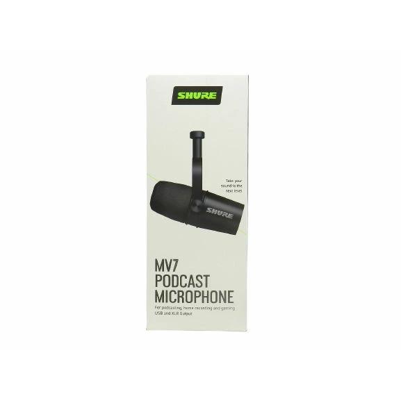 ポッドキャストマイクロフォン SHURE シュア MV7 新品