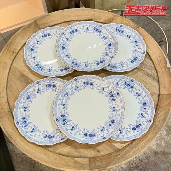 美品 NARUMI ナルミ　ミラノ プレート 大皿 27cm 6枚セット 戸塚店