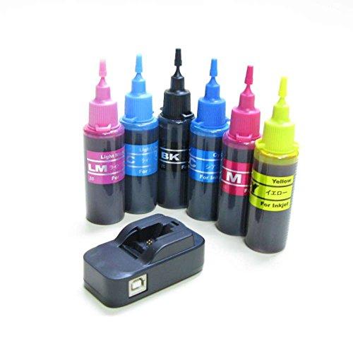 ZCE706+RSTゼクーカラー、エプソン用IC70/IC70Lシリーズ対応詰め替えインク6色スター...