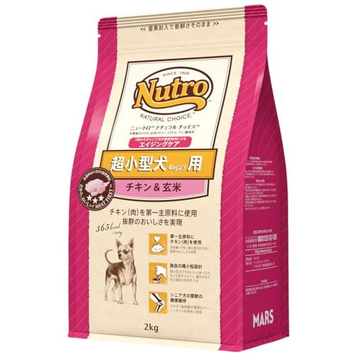 Nutro ニュートロ ナチュラルチョイス 超小型犬4kg以下用 エイジングケア チキン&amp;玄米 2k...