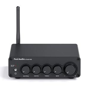 Fosi Audio BT30D PRO Hi-Fi Bluetooth 5.0 パワーアンプ TPA3255 2.1チャンネル ミニクラスD 統合アンプ プリメインアンプ 165Wx2+350W ステレオオ