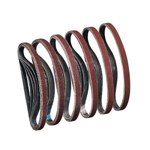 STEBRUAM エンドレスベルト幅10mm 長さ330mm 研磨ベルト サンダー 用 研磨ペーパー 替え ベルト 30枚 入40/60/80/120/180/240 粒度 各5枚入｜reuse-twostreams