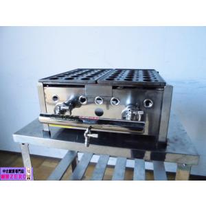 業務用 たこ焼き器 2丁掛 [28穴x2連] (プロパンガス用) : MDS01