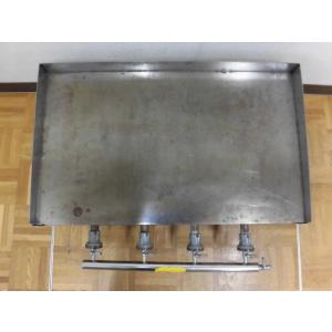 中古厨房 業務用 卓上 グリドル 4連 鉄板焼...の詳細画像1
