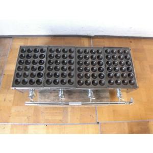 中古厨房 業務用 卓上 4連 たこ焼き器 たこ...の詳細画像1