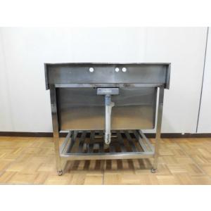 中古厨房 業務用 ステンレス 1槽シンク 深型...の詳細画像5