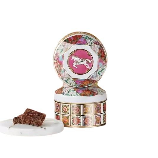 青山デカーボ ユニコーン缶 1缶 ユニコーンチャーム1個・クッキー5個入り グルテンフリー 米粉クッ...