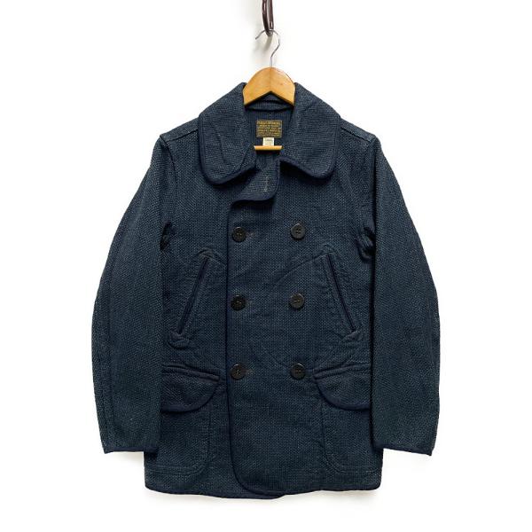 RRL ダブルアールエル Limited Edition Indigo PEA COAT 刺子生地 ...