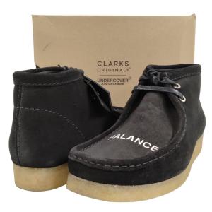 UNDERCOVER アンダーカバー×CLARKS CHAOS BALANCE Wallabee Boot スウェード ワラビー ブーツ ブラック サイズ27.5cm 正規品 / 34050