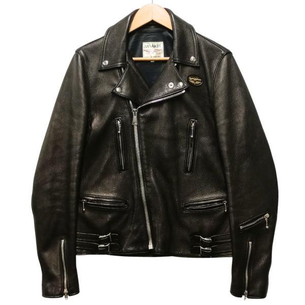 THE REAL MCCOYS ザリアルマッコイズ ルイスレザー ライトニング ディアスキン レザー...