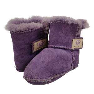 UGG アグ 品番 F16011J S/N 5202 ベビー ムートンボア ブーツ パープル サイズ M 正規品 / 50883