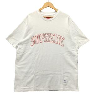 SUPREME シュプリーム 23SS Sketch Embroidered S/S Top スケッチ ロゴ 刺繍 半袖Ｔシャツ ホワイト サイズ XL 正規品 / 51559