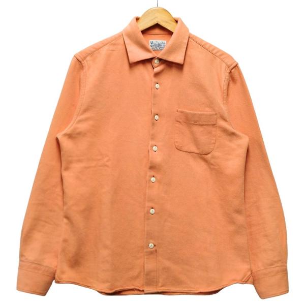 TMT ティーエムティー コットン フランネル 長袖シャツ オレンジ サイズL 正規品 / 5305...