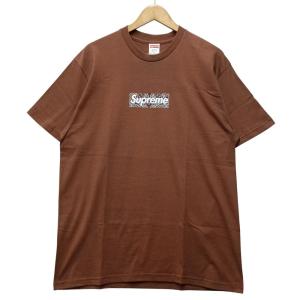 SUPREME シュプリーム Bandana Box Logo Tee バンダナ ボックスロゴ 半袖Ｔシャツ ブラウン サイズL 正規品 / 55143