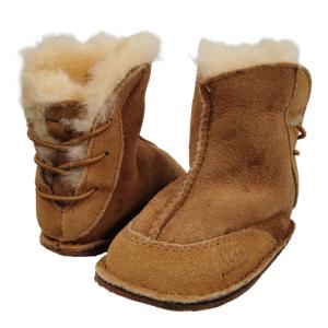 UGG Australia アグオーストラリア F16011I ベイビー ムートンボア ブーツ ブラウン サイズ S 正規品 / B6963