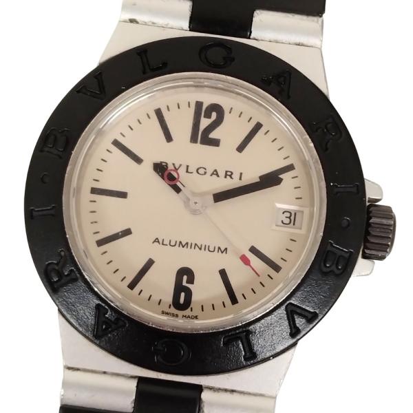 BVLGARI ブルガリ AL32A アルミニウム  クォーツ ボーイズ 腕時計 正規品 / C67...