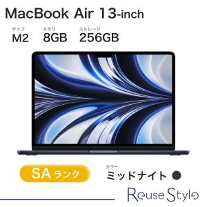 13インチMacBook Air [整備済製品] 8コアCPUと8コアGPUを搭載したApple M2チップ -ミッドナイト｜reusestyle
