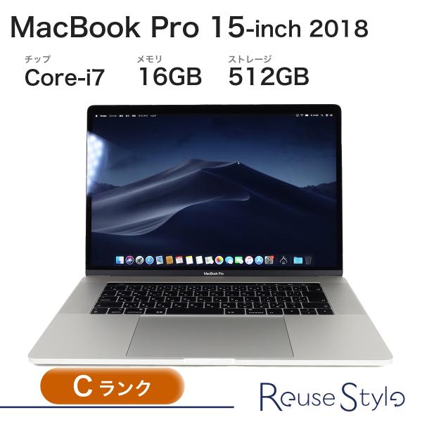 MacBook Pro 15-inch 2018 ランク：C2　カラー：シルバー　ストレージ：512...