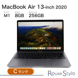 MacBook Air 13-inch M1 ランク：C　カラー：スペースグレイ　ストレージ：256GB SSD　メモリ：8GB　macOS Sonoma 14.2.1｜reusestyle