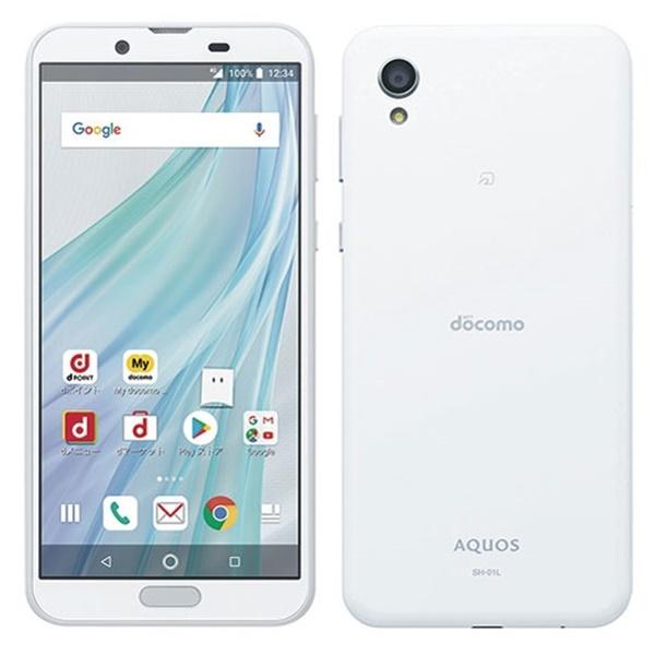 (中古並品)〈SIMフリー〉 SHARP AQUOS sense2 32GB シルキーホワイト SH...