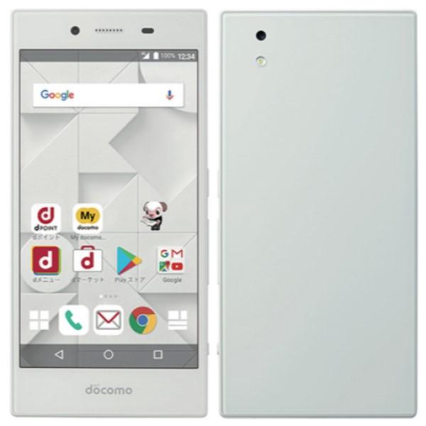 (中古美品) docomo ZTE MONO MO-01K 32GB ホワイト (安心保証90日/赤...