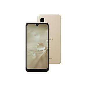 （中古並品)〈SIMフリー〉SHARP AQUOS wish 64GB アイボリー SH-M20（安...