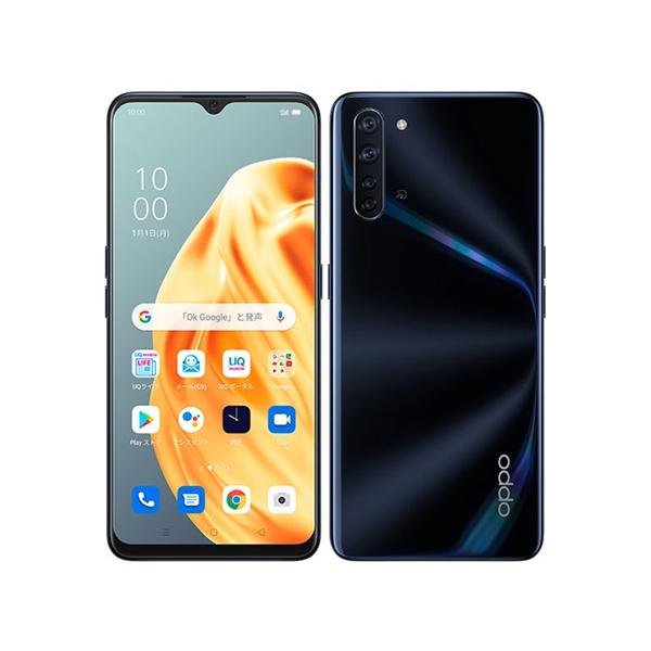 （中古美品)〈SIMフリー〉OPPO Reno3 A 128GB ブラック CPH2013（安心保証...