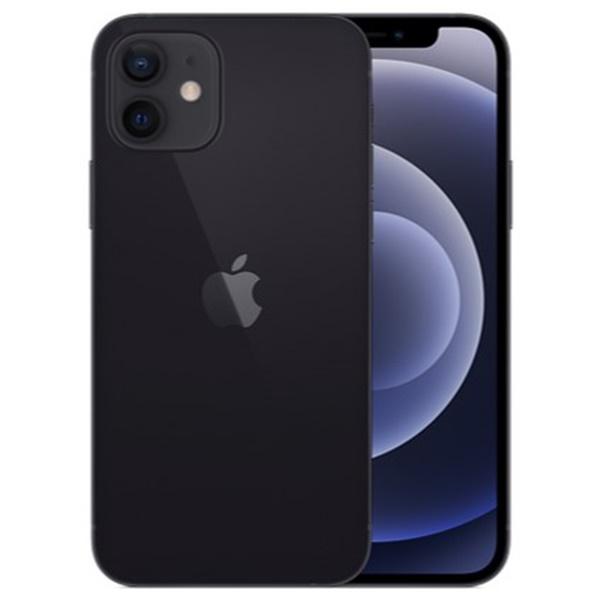 (中古並品) au Apple iPhone 12 64GB ブラック MGHN3J/Aau版バッテ...