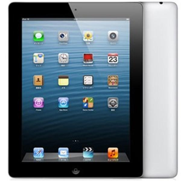 (中古並品) au Apple iPad 第4世代 Wi-Fi+Cellular 16GB ブラック...