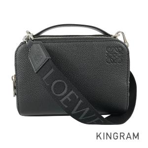 美品 LOEWE ロエベ ショルダーバッグ/クロスボディバッグ GOYA PUFFER ゴヤ パファー B896G22 カーキ オレンジ ナイロン ユニセックス シルバー金具【本物保証】 LOEWE - 美品 LOEWE ロエベ ショルダーバッグ/クロスボディバッグ GOYA