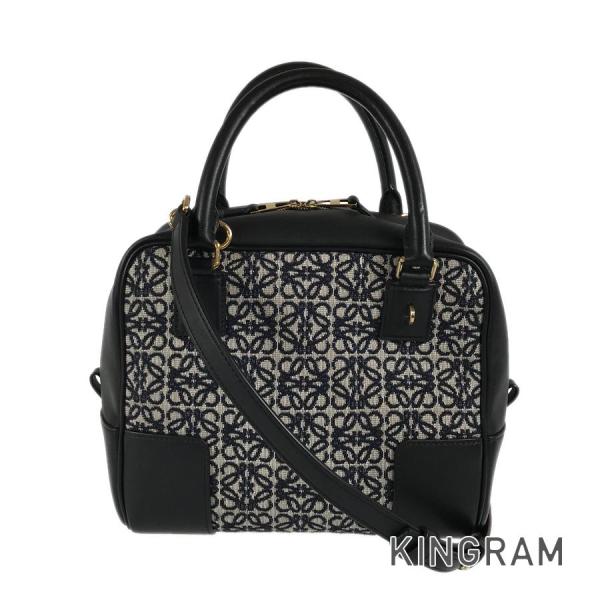 ロエベ アナグラム アマソナ19 ハンドバッグ fto【中古】