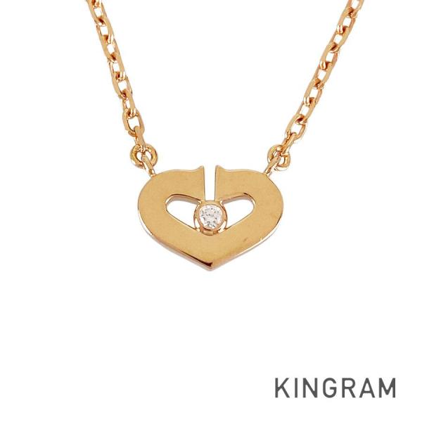 カルティエ Cハート ネックレス fto【中古】