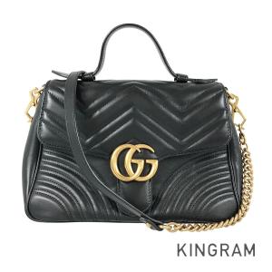 ヴィンテージ　グッチ　オールド　GUCCI ブラック　レザー　ハンドバッグ GUCCI（グッチ） ハンドバッグ オールドグッチ ヴィンテージ 26・000