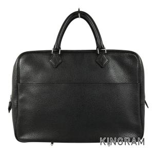 【HERMES】プリュムドッグ38★ブラック シルバー金具 HERMES エルメス ビジネスバッグ ドキュメントケース プリュムドッグ
