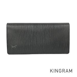 ルイヴィトン】 ポルトフォイユ・ブラザ エピ M60622 ノワール 黒