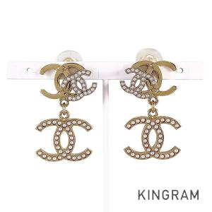 CHANEL（シャネル） ティアドロップ イヤリング A18S ラインストーン