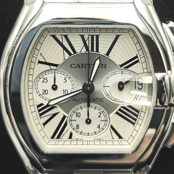 Cartier Roadster カルティエ ロードスター W62019X6 シルバー ケース:37...