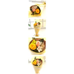 プリザーブドフラワー 花束 ミニ ブーケ プチ...の詳細画像4
